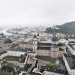 Salzburg látképe esőben