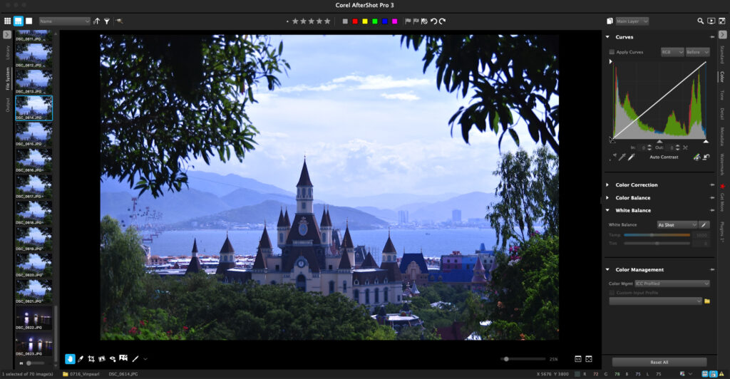 AfterShot Pro 3 képernyőkép
